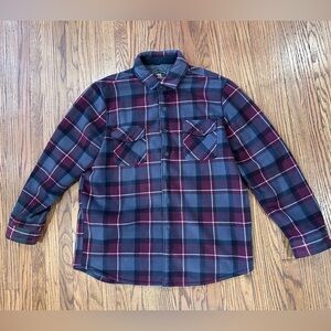 Freedom Foundry Plaid Button-Up Shirt Jacket - XL
